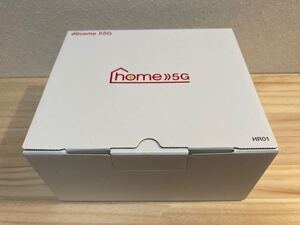 【未使用】 dcomo home5G ホームルーター HR01 ダークグレー NTTドコモ 箱，取説あり ケーブル等も新品 