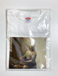 新品未開封 限定 フェルメール展 Tシャツ アート 美術 絵画 牛乳を注ぐ女 アムステルダム国立美術館