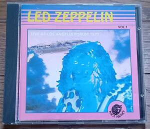 送料込み：中古★LED ZEPPELIN / レッド・ツェッペリン★LIVE AT LOS ANGELES FORUM 1970 Vol.1★BPCD059／日本語解説ライナー付属