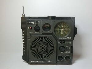 【№9130-2F6005】中古: Panasonic ナショナル パナソニック 松下電器産業 RF-877 クーガNo.7 BCLラジオ 3バンドレシーバー FM MW SW