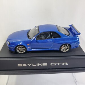 DISK KONE EBBRO製 1/43 「NISSAN SKYLINE GT-R（R34） V S-PEC METALLIC BLUE 」日産 スカイライン GT-R R34 新品未使用 628