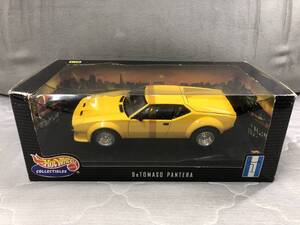 当時物！在庫品・ホットウィール・1/18 De TOMASO PANTERA・未開封品・現品限り！ 