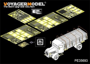 ボイジャーモデル PE35693 1/35 WWIIドイツ ビュッシング L4500S 4X4トラック エッチングセット(AFV35270用)