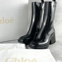 未使用保管品✨ クロエ Chloe BETTY ブーツ ○箱付き ブラック