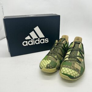 ◎N229【未使用】adidas アディダス Aftbrnr Turf Graphic アフターバーナー ターフ 野球トレーニング用 26.5cm 緑 FW3877 (ma)