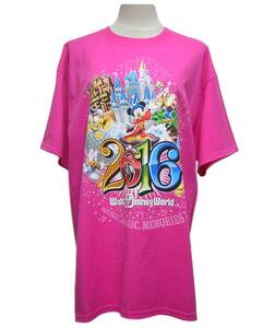 未使用　WDW　フロリダ　ウォルトディズニーワールド　Hanes　Tシャツ　トップス　ミッキー　ミニー　ドナルド　グーフィー　プルート