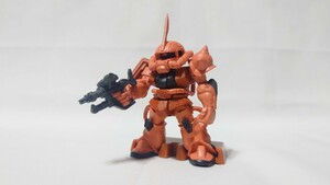 バンダイ★FW ガンダム コンバージ 電撃ホビーマガジン 2011年8月号付録【シャア専用ザク】非売品 展示品 赤い彗星 GUNDAM CONVERGE