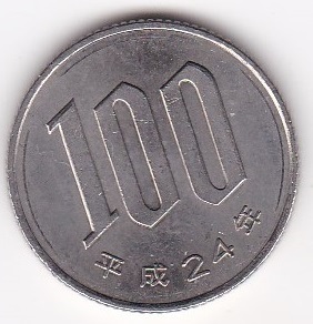 ●☆桜100円白銅貨　平成24年★