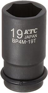 単品 12.7mm 12インチ インパクトレンチ ソケット セミディープ薄肉 19mm BP4M19TP