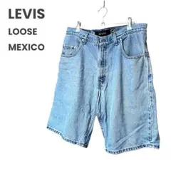 LEVIS LOOSE デニム ハーフパンツ USA リーバイス 34 古着