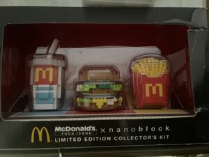 ナノブロック マクドナルド 箱破れあり　最終