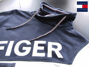 ★100円スタート！トミーヒルフィガー TOMMY HILFIGER タートルネックスウェットシャツ 長袖 Mサイズ 希少品 トミーデニムデザイン