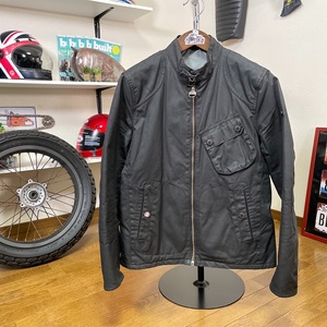 BARBOUR バブアー STEVE McQUEEN COLLECTION スティーブ・マックイーンコレクション 中綿ワックスコットンジャケット ブラック/L（XL相当）