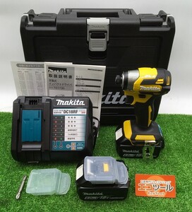 【領収書発行可】★Makita/マキタ 18v充電式インパクトドライバ TD173DGXFY[フレッシュイエロー/Fresh Yellow] [ITV6SUO627O0]