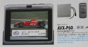 カロッツェリア AVX-P60Ⅱ IP-BUS対応 6型インダッシュモニター 1996年 未使用　検)DEH-P990