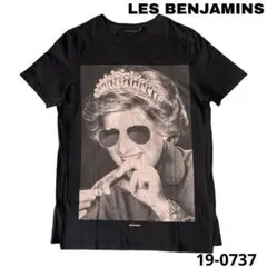 LES BENJAMINS レスベンジャミンズ ダイアナ妃 プリントTシャツXS