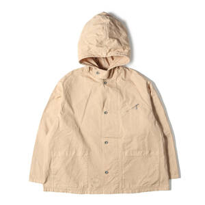 美品 visvim ビズビム ジャケット サイズ:2 21AW ヘリンボーン アンカー ポイント フード ジャケット ANCHOR POINT JKT ベージュ アウター