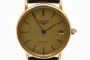 稼働品 ロンジン デイト ラウンド 自動巻き メンズ 腕時計 LONGINES