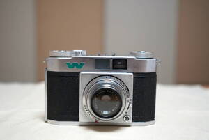 1000円スタート! 断捨離 Olympus Wide D.Zuiko W F.C. 1:3,5 f=3.5cm 革製純正付き オールドカメラ ④