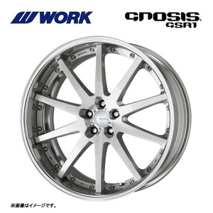 送料無料 ワーク GNOSIS GSR1 STANDARD Adisk 9.5J-22 +3～－14 5H-130 【4本セット 新品】