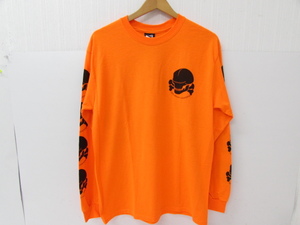 BOUNTY HUNTER バウンティーハンター ドクロ ロング Tシャツ SIZE:M タグ付 ☆FG6321