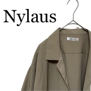 超美品　Nylaus 半袖シャツ 羽織 男女兼用　オシャレ 古着