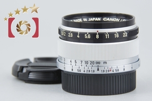 【中古】Canon キヤノン 35mm f/1.8 L39 ライカスクリューマウント