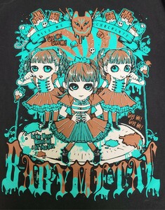 ★送料無料★ギミチョコ Tシャツ Sサイズ ベビーメタル babymetal tee 美品 ベビメタ TEE ライブ ライヴ