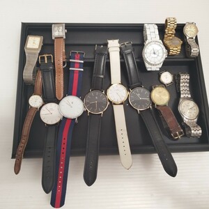 NA★1円〜現状品 SEIKO セイコー Daniel Wellington ダニエルウェリントン 腕時計 クォーツ おまとめ14点