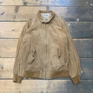 80s L.L.Bean G9 Type leather Jacket エルエルビーン　レザージャケット　 スエードレザー ブルゾン size42L 80年代　USA