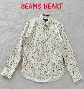 BEAMS HEART　ビームス 花柄 BDシャツ m12653900893