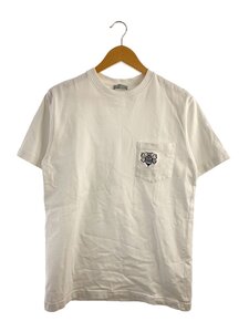 Dior HOMME◆Tシャツ/S/コットン/ホワイト/033J644A0554/20AW/×Shawn Stussy/BEE刺繍