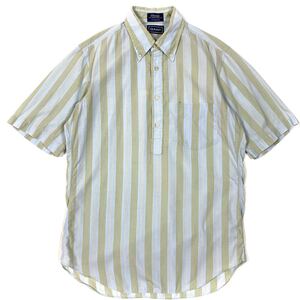 70年代 GANT ストライプ コットン プルオーバー シャツ / size m / 60年代 60s 70s 80s ギャント ボタンダウン