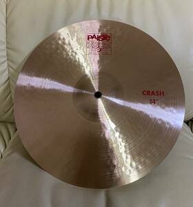 PAISTE 2002 パイステ クラッシュ 14インチ 極美品！