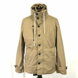 タケオキクチ★スタンドカラーコート【メンズL/茶/brown】収納可能フード/TK MIXPICE/Coat/Jacket/Jumper◆BH429