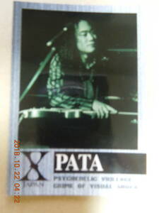 No.112 ： X JAPAN / PATA / Trading Collection Card トレーディングコレクションカード