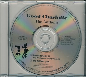 GOOD CHARLOTTE / グッド・シャーロット / THE ANTHEM /中古CD！47558