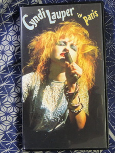 シンディ・ローパー 　vhs 1987　Cyndi Lauper　In Paris