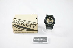 ◎ 未使用 CASIO カシオ G-SHOCK ジーショック GA-110GB 腕時計 クォーツ アナデジ ブラック×ゴールド メンズ