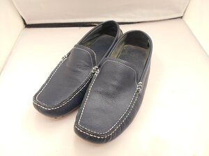 【TOD,S】トッズ　メンズ　ローファー　ネイビー　26cm　レザー　SY02-LI9