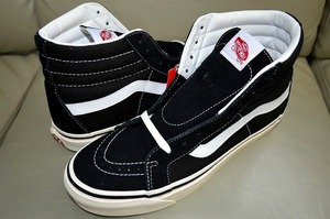 新品未使用 VANS バンズ SK8-HI 38 DX スケートハイ38DX ブラック Anaheim Factory Collection ULTRACUSH 送料無料 US8.5 26.5センチ