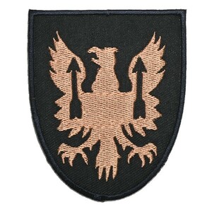 アイロンワッペン・パッチ 米国陸軍第11航空コマンド オレンジ 部隊章・階級章