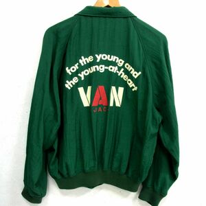 90’s ヴィンテージ レア■VAN JACKET ナイロンブルゾン スタジャン メンズ ヴァン ヂャケット 1円スタート