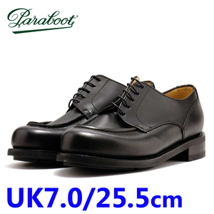 全国送料無料 新品 パラブーツ シャンボード ブラック 黒 UK7 25.5cm PARABOOT 706812 Uチップ ビジネスシューズ フォーマル ドレス メンズ