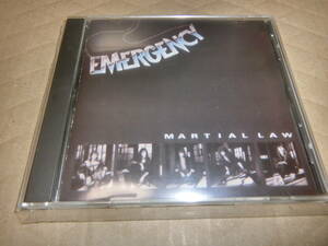 EMERGENCY/MARTIAL LAW 輸入盤CD　盤面良好