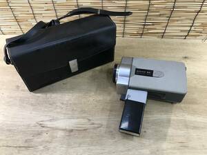 ★コニカ★8mm フィルムカメラ★KONICA 8E★KONISHIROKU JAPAN★HEXANON 1:1.4 f=12mm★ケース付き昭和レトロ 光学機器 現状品 ジャンク品