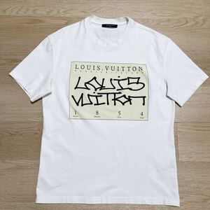 LOUIS VUITTON ルイヴィトン グラフィックロゴ 刺繍 サイドアウト Tシャツ size XL