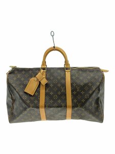 LOUIS VUITTON◆キーポル50_モノグラム・キャンバス_BRW/PVC/BRW