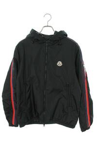 モンクレール MONCLER NECKER サイズ:1 サイドラインフーデッドダウンジャケット 中古 BS99