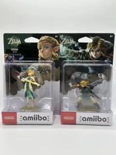 【セット品】amiibo ゼルダ ＆リンク ティアーズ オブ ザ キングダム